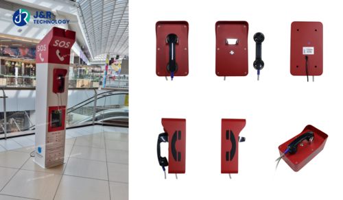에 대한 최신 회사 뉴스 J&R의 JR210-1B-SIP 비상 전화기를 활용한 칠레 쇼핑몰의 공공 안전 강화