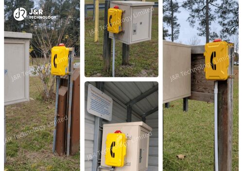 최신 회사 블로그 J&R JR101-FK-L Waterproof Industrial Telephones Successfully Installed at a U.S. Manufacturing Facility