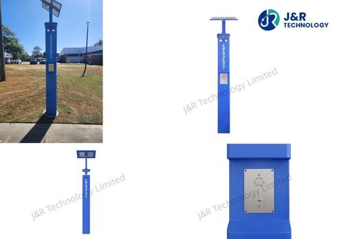 최신 회사 블로그 JR321-SC-SP-4G Solar-Powered 4G Emergency Telephone Delivers Reliable Public Safety Across U.S. Parking Facilities