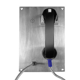 Flush Mounted Emergency Telephone with Rugged Handset for Industry