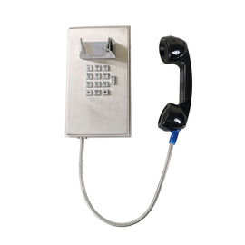 좋은 가격 은행 GSM 벽걸이 전화기, 내구성이 뛰어난 브러시드 스테인리스 스틸 바디 온라인으로