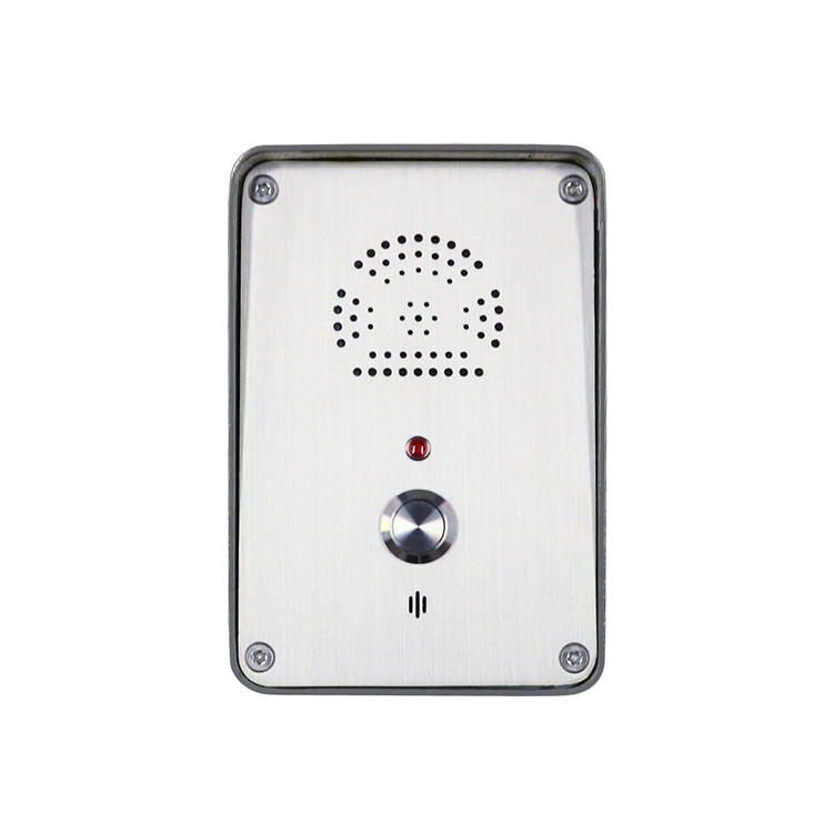 Hands Free Elevator Emergency Phone Cold Rolled Steel Body With Indicator Light