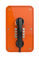 Orange Industrial Weatherproof Telephone With LCD Display And Rugged Handset