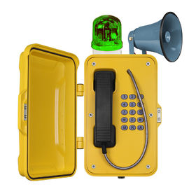 좋은 가격 호른과 표지와 IP67 방수 산업적 VoIP 터널 전화 온라인으로