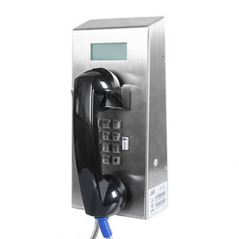 키패드 95dB IP65 SIP 반달 사람 저항하는 폰 LCD 디스플레이 화면