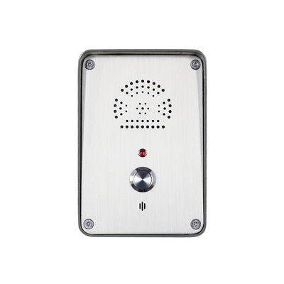 핸즈 프리 80dBA IP55는 강철 GSM 3G SIP 코드화된 전화를 의심합니다