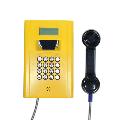 은행 병원을 위한 SIP GSM 1.5W 반달 사람 저항하는 전화