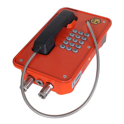 SIP 산업적 방폭형전화기  IP67 아날로그 풀쿼티 키패드